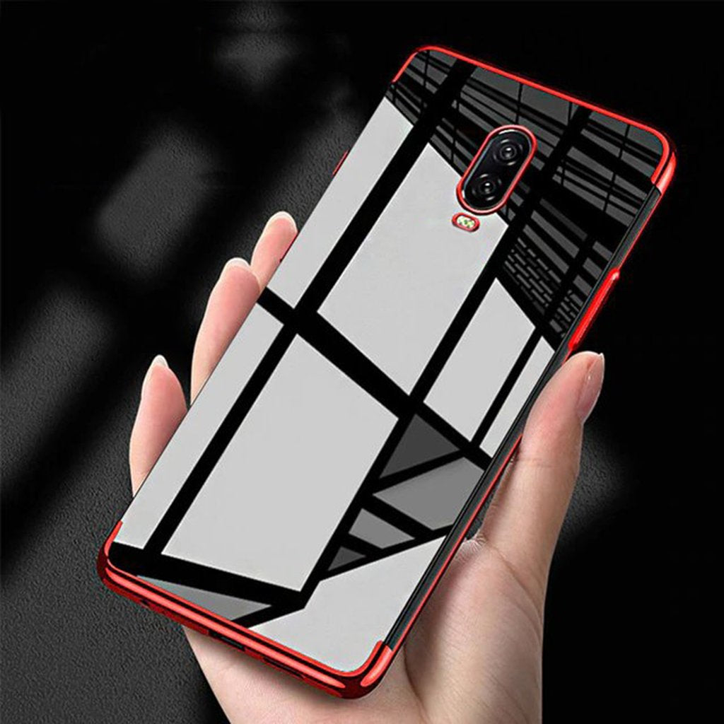Luxury High-end Fashion Transparent Plated Case for OnePlus 6T