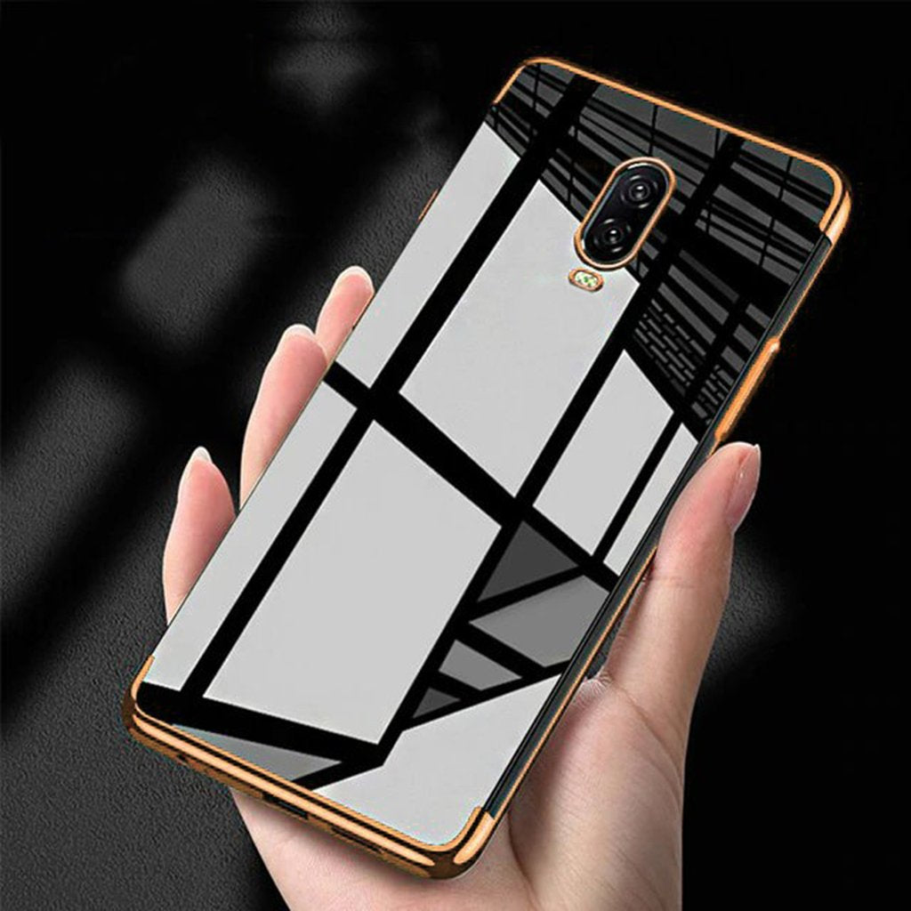 Luxury High-end Fashion Transparent Plated Case for OnePlus 6T