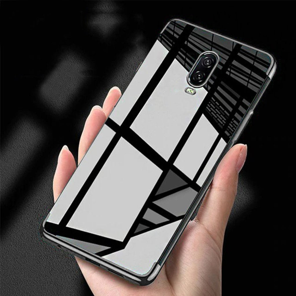 Luxury High-end Fashion Transparent Plated Case for OnePlus 6T