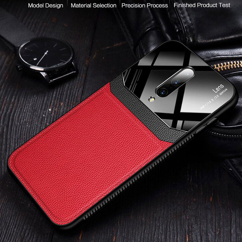Leather Lens Luxury Card Holder Case For OnePlus 7 Pro