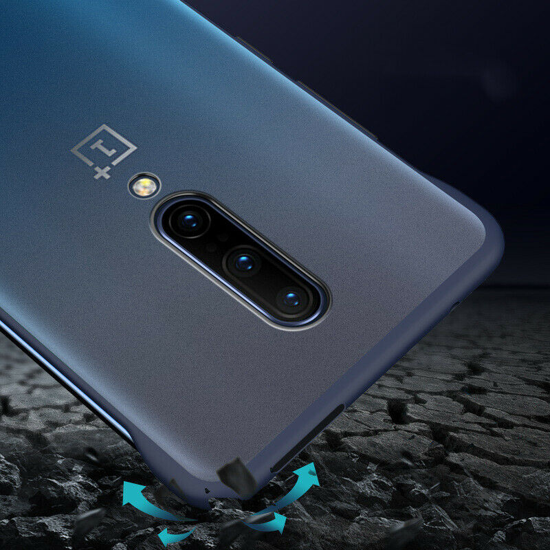 Luxury Frameless Semi Transparent Ring Finger Case for OnePlus 7T / 7T Pro