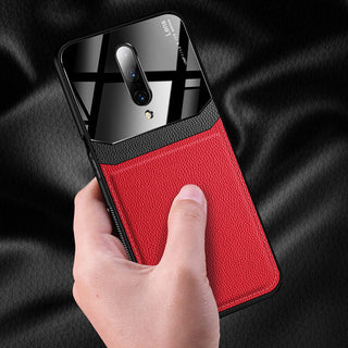 Leather Lens Luxury Card Holder Case For OnePlus 7 Pro