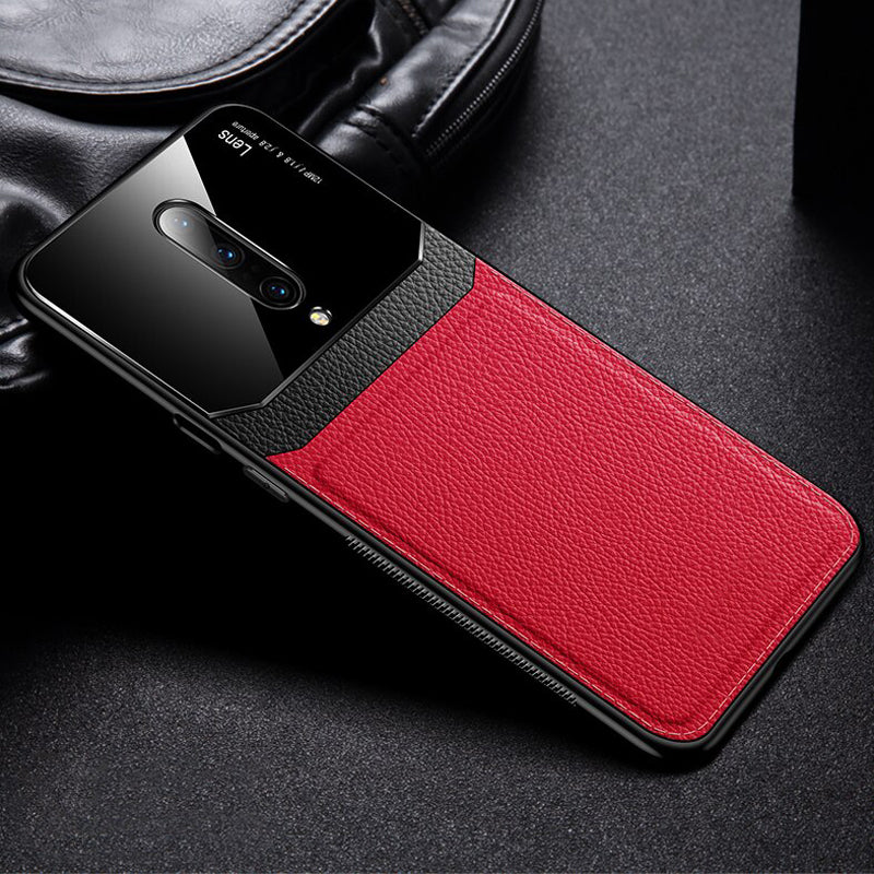 Leather Lens Luxury Card Holder Case For OnePlus 7 Pro