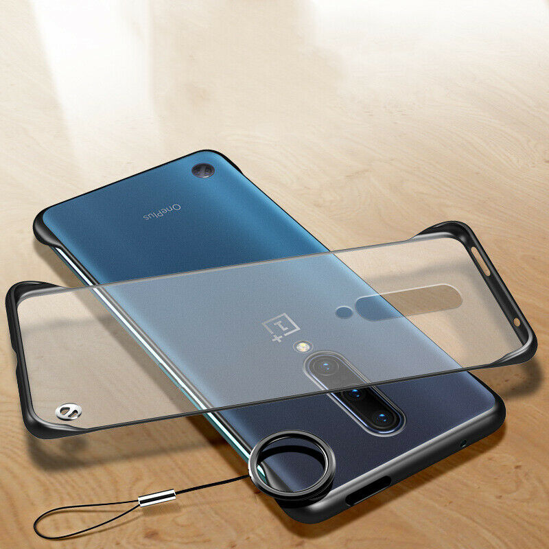Luxury Frameless Semi Transparent Ring Finger Case for OnePlus 7 / 7 Pro
