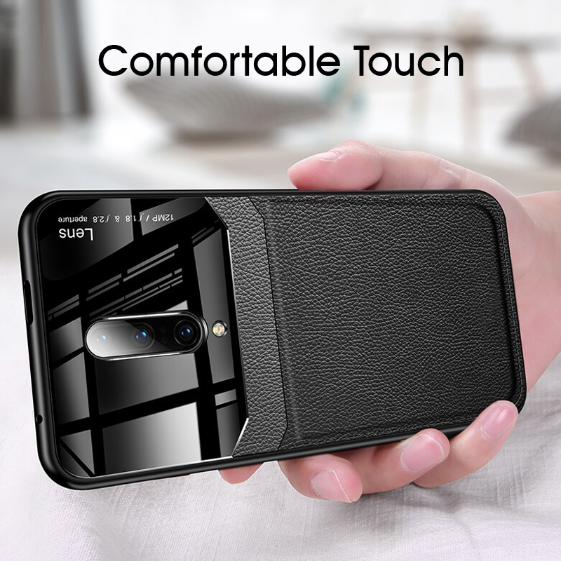 Leather Lens Luxury Card Holder Case For OnePlus 7