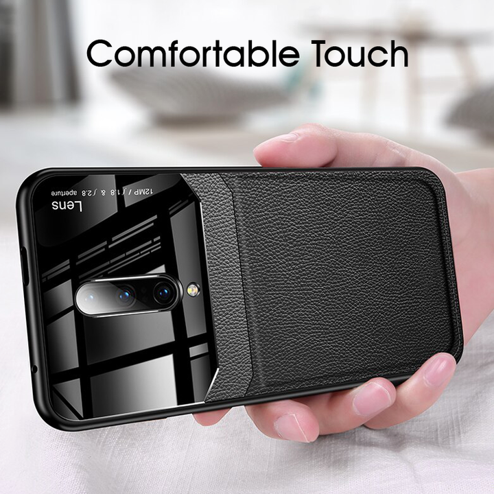 Leather Lens Luxury Card Holder Case For OnePlus 7