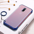 Luxury Frameless Semi Transparent Ring Finger Case for OnePlus 7 / 7 Pro