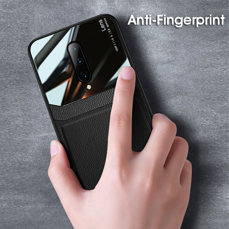 Leather Lens Luxury Card Holder Case For OnePlus 7 Pro