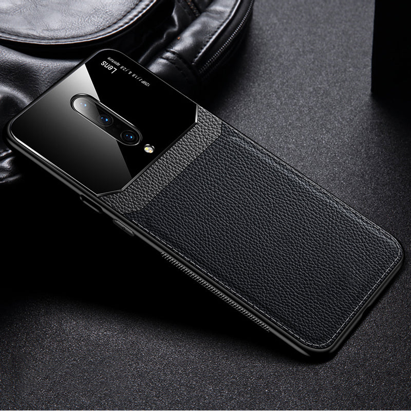 Leather Lens Luxury Card Holder Case For OnePlus 7 Pro