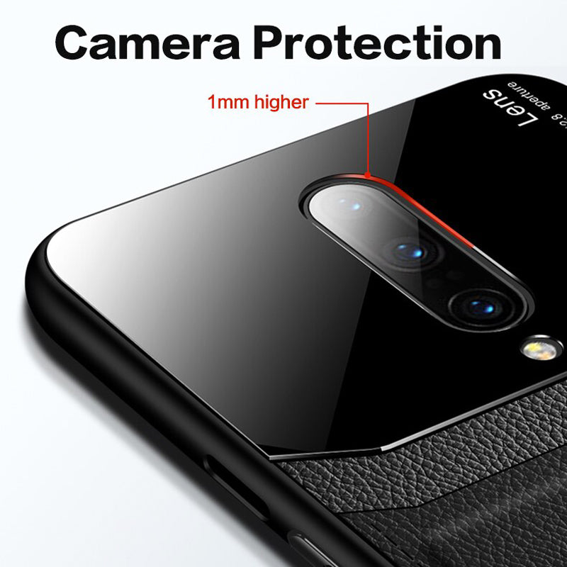 Leather Lens Luxury Card Holder Case For OnePlus 7 Pro