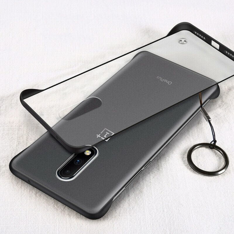 Luxury Frameless Semi Transparent Ring Finger Case for OnePlus 7 / 7 Pro