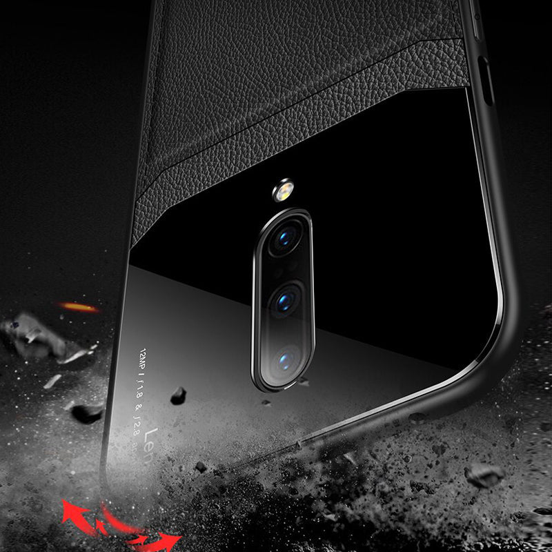 Leather Lens Luxury Card Holder Case For OnePlus 7