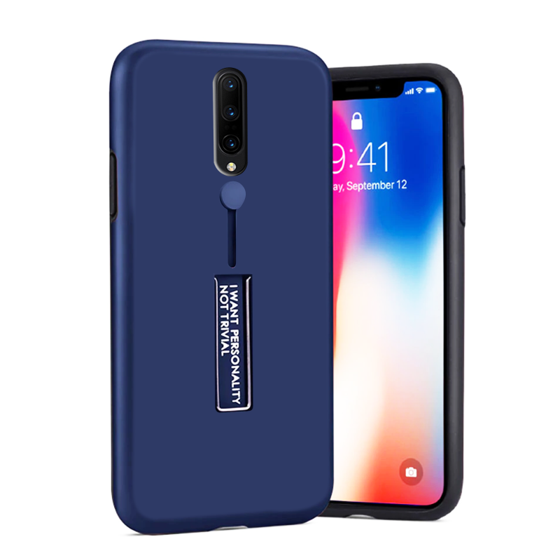 Luxury Stealth Bracket Ring Holder Personality Case for OnePlus 7 Pro
