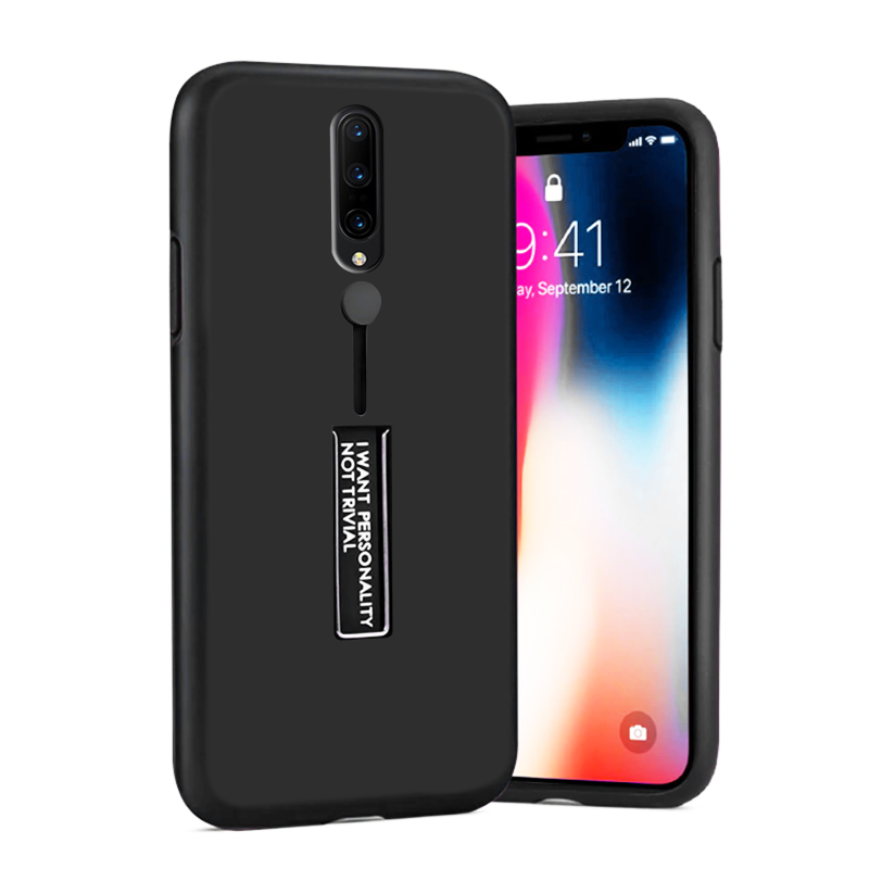 Luxury Stealth Bracket Ring Holder Personality Case for OnePlus 7 Pro
