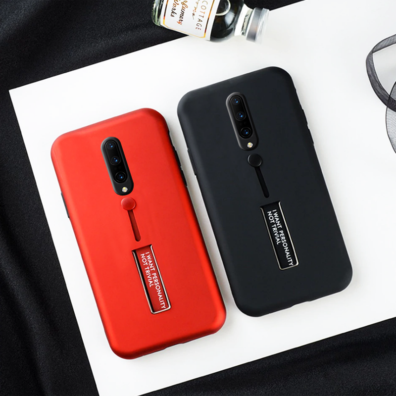 Luxury Stealth Bracket Ring Holder Personality Case for OnePlus 7 Pro