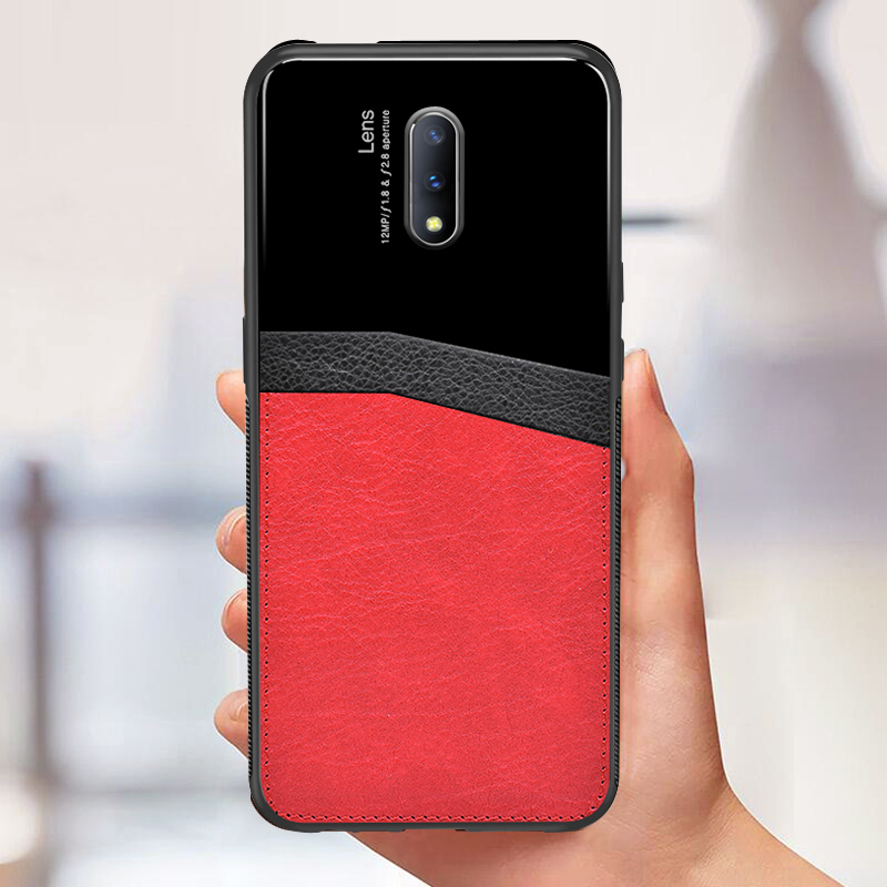 Leather Lens Luxury Card Holder Case For OnePlus 7