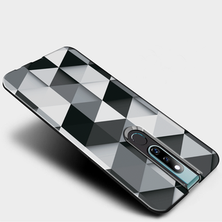 Ashford Color Marble Pattern Glass Case for Oppo F11 Pro