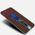Magnetic Stand Cloth Texture Phone Holder Case for Oppo F11 Pro