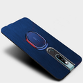 Magnetic Stand Cloth Texture Phone Holder Case for Oppo F11 Pro