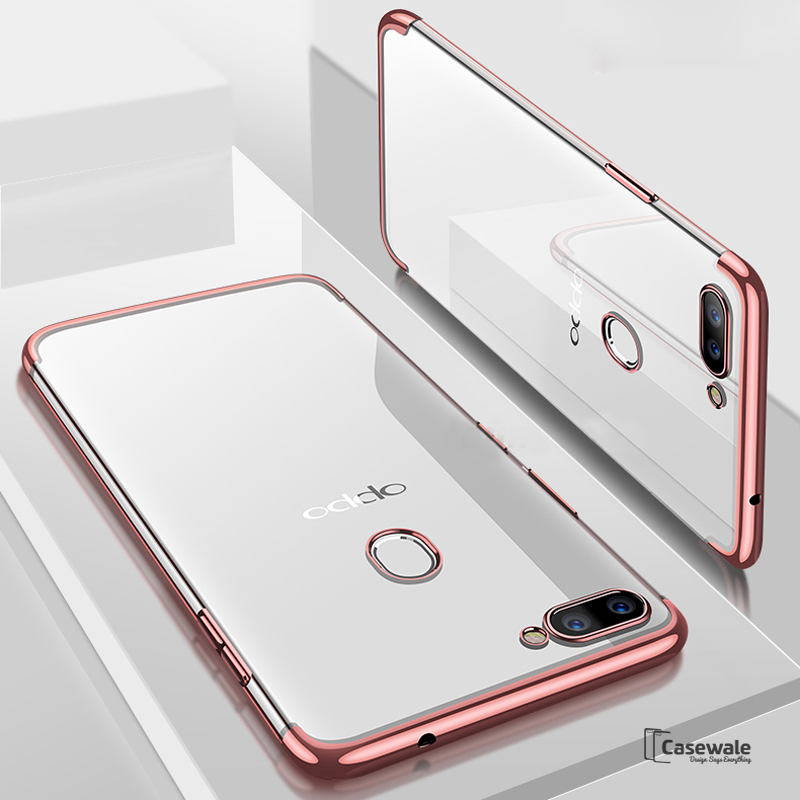 Luxury High-end Fashion Transparent Case For Oppo F9