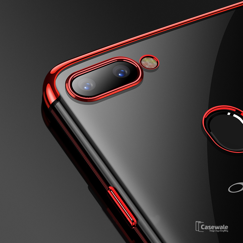 Luxury High-end Fashion Transparent Case For Oppo F9 Pro