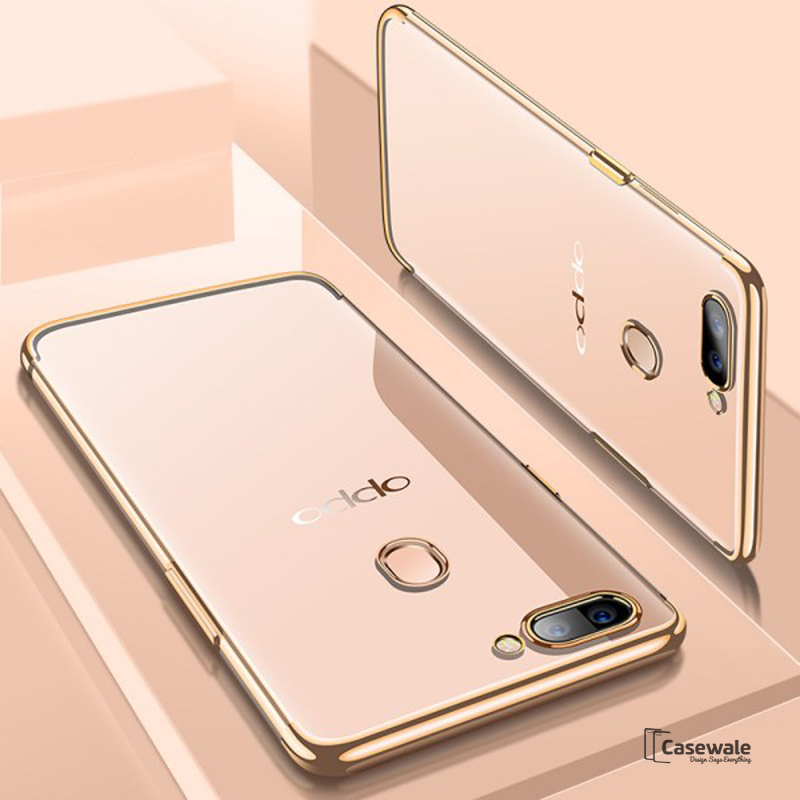 Luxury High-end Fashion Transparent Case For Oppo F9 Pro
