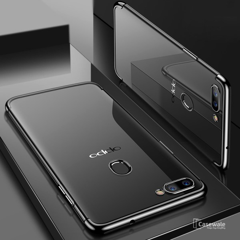 Luxury High-end Fashion Transparent Case For Oppo F9 Pro