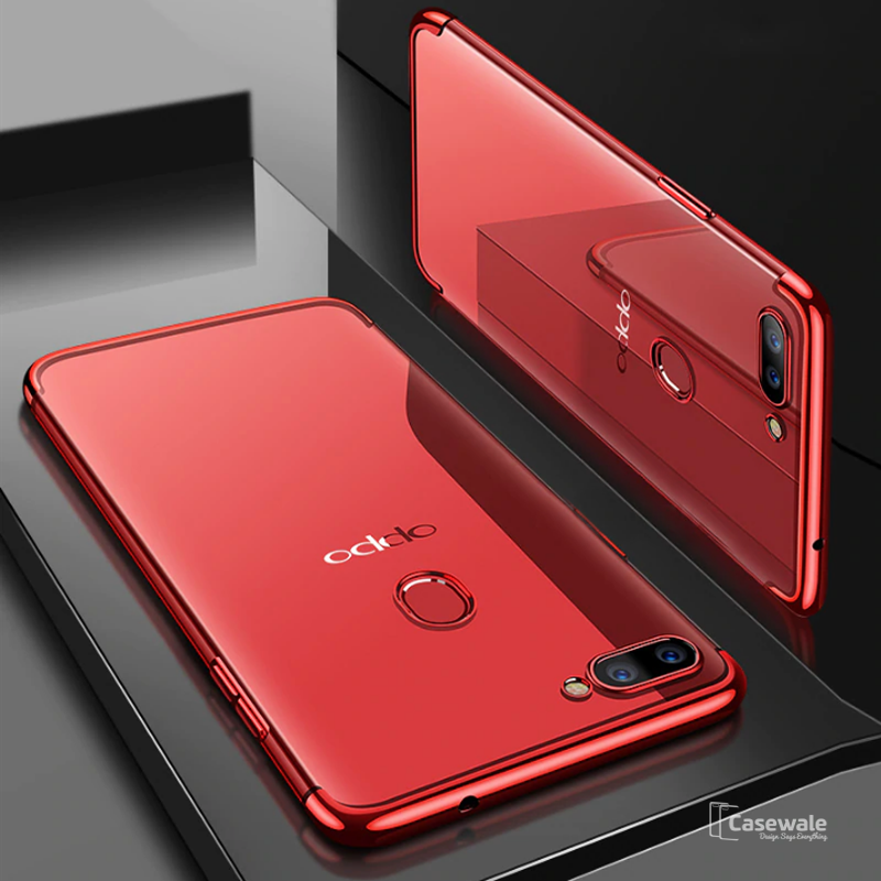 Luxury High-end Fashion Transparent Case For Oppo F9 Pro