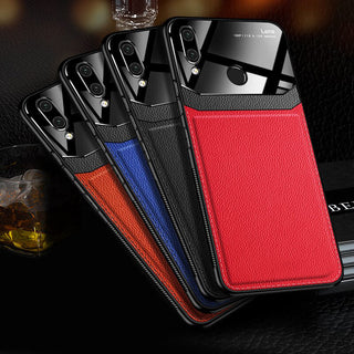 Leather Lens Luxury Card Holder Case For Redmi Note 7 & Note 7 Pro