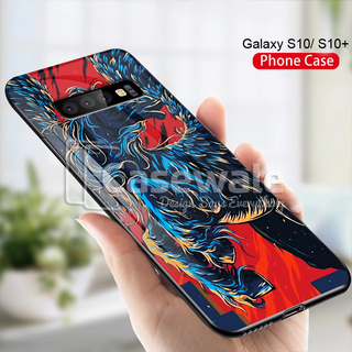 Horse - Universal Symbol of Freedom Pattern Glass Case for Galaxy S10/ S10 Plus