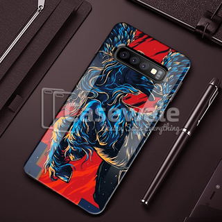 Horse - Universal Symbol of Freedom Pattern Glass Case for Galaxy S10/ S10 Plus