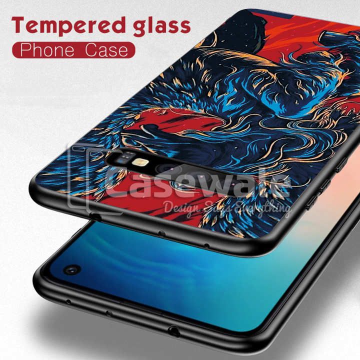 Horse - Universal Symbol of Freedom Pattern Glass Case for Galaxy S10/ S10 Plus