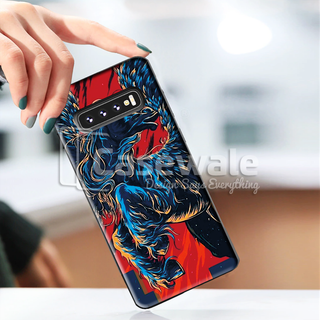 Horse - Universal Symbol of Freedom Pattern Glass Case for Galaxy S10/ S10 Plus