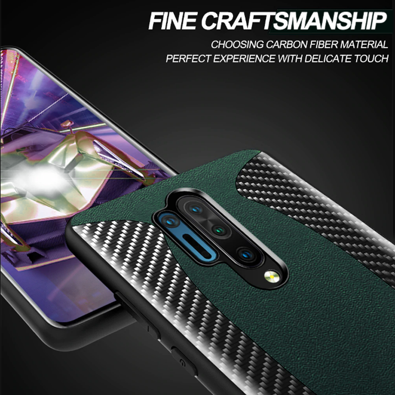 Original Carbon Fiber Leather Shockproof Case for OnePlus 8 / 8 Pro