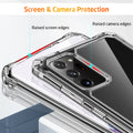 Luxury Transparent Airbag Bumper Case for Galaxy Note 20 / 20 Ultra