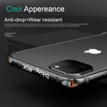Cartoon Aluminum Silicone Frame Case for iPhone 11 Series