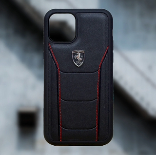 Ferrari ® Genuine Leather Crafted Limited Edition Case for iPhone 11 Series