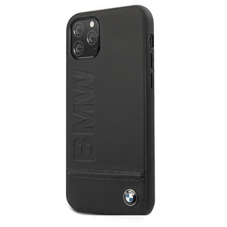Genuine Leather Case with BMW Logo Imprint for iPhone 12 Series