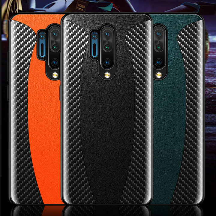 Original Carbon Fiber Leather Shockproof Case for OnePlus 8 / 8 Pro