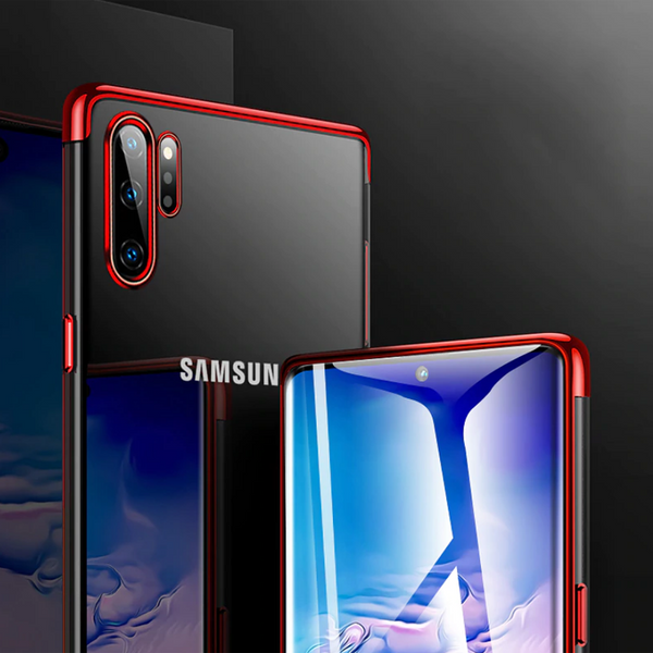 IQS Design Soft Leather Texture Case with Magnetic Car Vent for Galaxy Note 10 Series