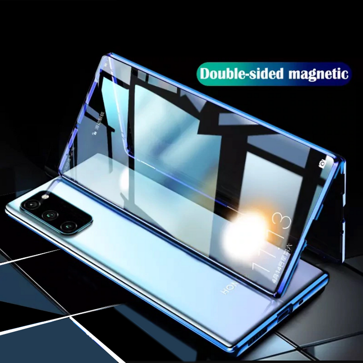 Double Sided Aluminum Metal Glass Case for Galaxy S20 / S20 Plus