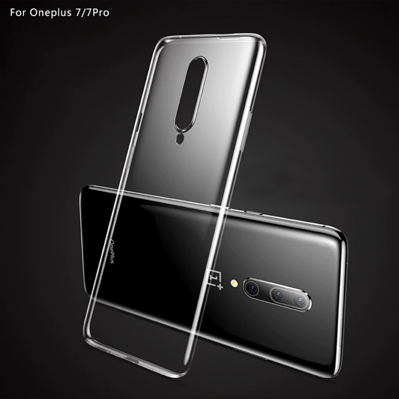Luxury High-end Fashion Transparent Plated Case for OnePlus 7 Pro