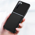IQS Design Soft Leather Texture Case with Magnetic Car Vent for Oneplus Nord