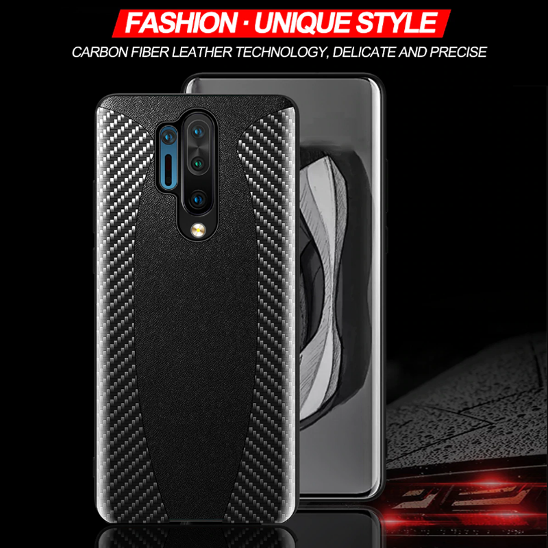 Original Carbon Fiber Leather Shockproof Case for OnePlus 8 / 8 Pro