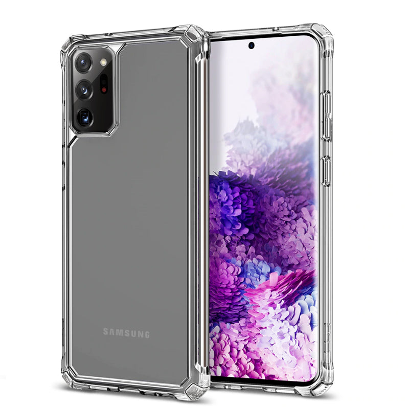 Luxury Transparent Airbag Bumper Case for Galaxy Note 20 / 20 Ultra