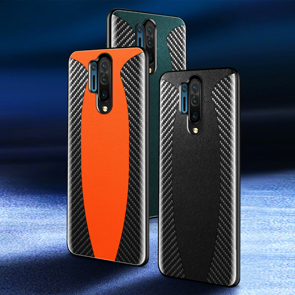 Original Carbon Fiber Leather Shockproof Case for OnePlus 8 / 8 Pro