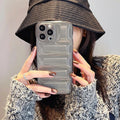 iPhone 14 Series New Fashion Down Transparent Jacket Puffer Case