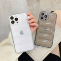 iPhone 14 Series New Fashion Down Transparent Jacket Puffer Case