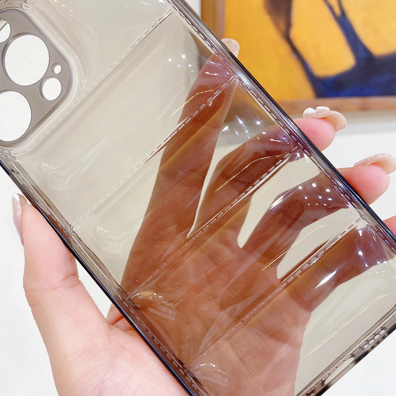 iPhone 14 Series New Fashion Down Transparent Jacket Puffer Case