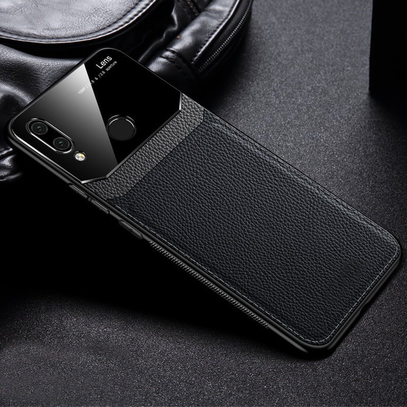 Leather Lens Luxury Card Holder Case For Redmi Note 7 & Note 7 Pro
